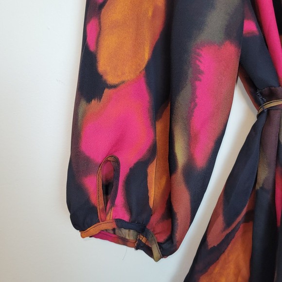 Tapemeasure Womens Abstract Multi-Color Sequin Top Size Large L - Picture 3 of 12